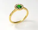 Anillo Cluster Esmeralda Redonda
