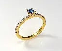 Anillo Solitario Chatón Corona