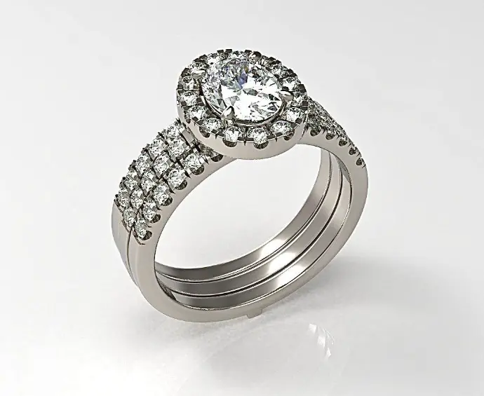Set Anillo y Pisa Argolla